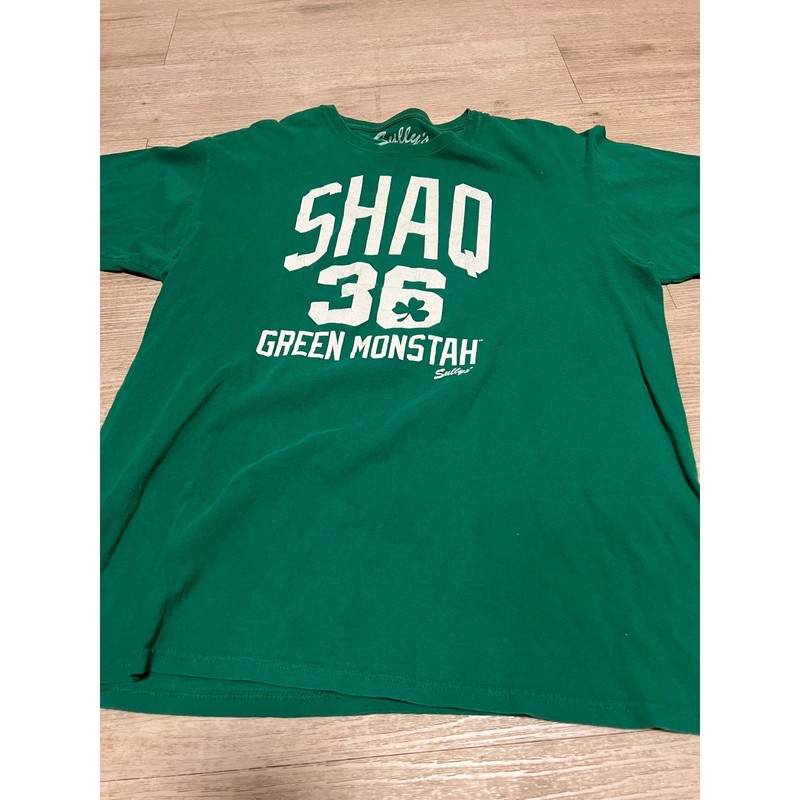 Shaquille O’Neal Shaq 36 Green Monstah T-Shirt Mens XL Green Boston Celtics NBA