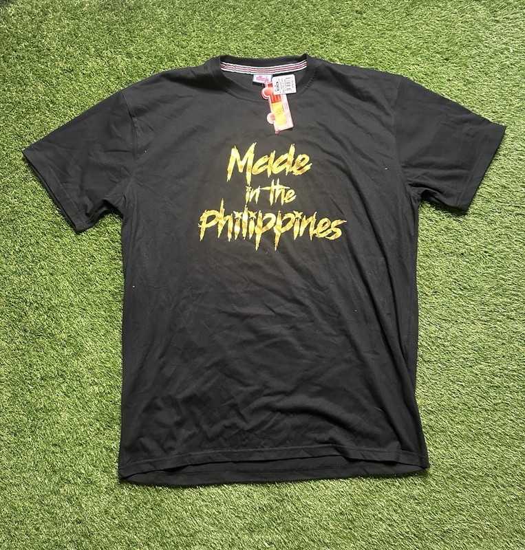 My Philippines Made In The Philippines T Shirt Sz XLarge Black Gold XL