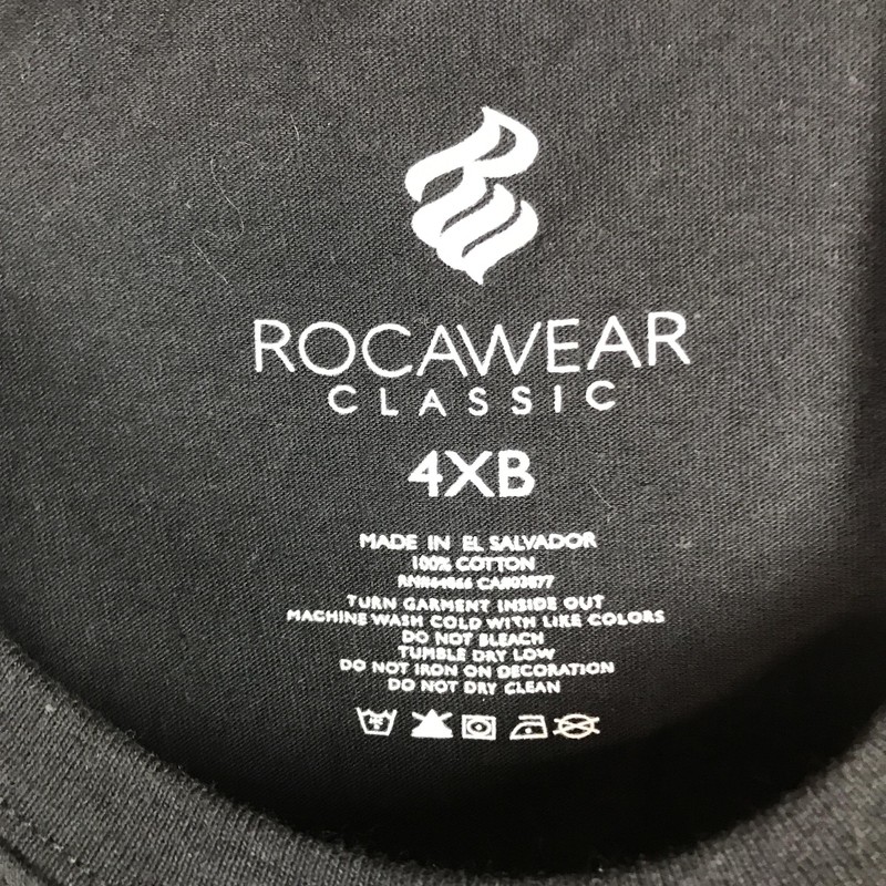 Rocawear Shirt Mens 4XB Black Classic Logo Stars Graphic Big & Tall Tee Top gallery