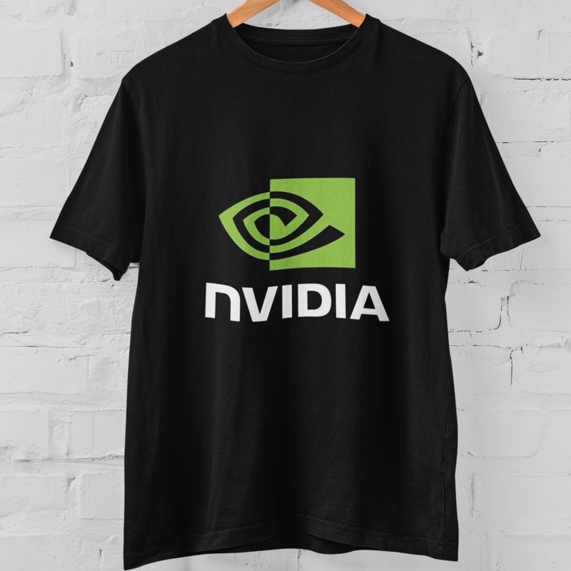 NVIDIA Logo T Shirt Unisex Graphic Tee Casual Short Sleeve Top Men Women gallery