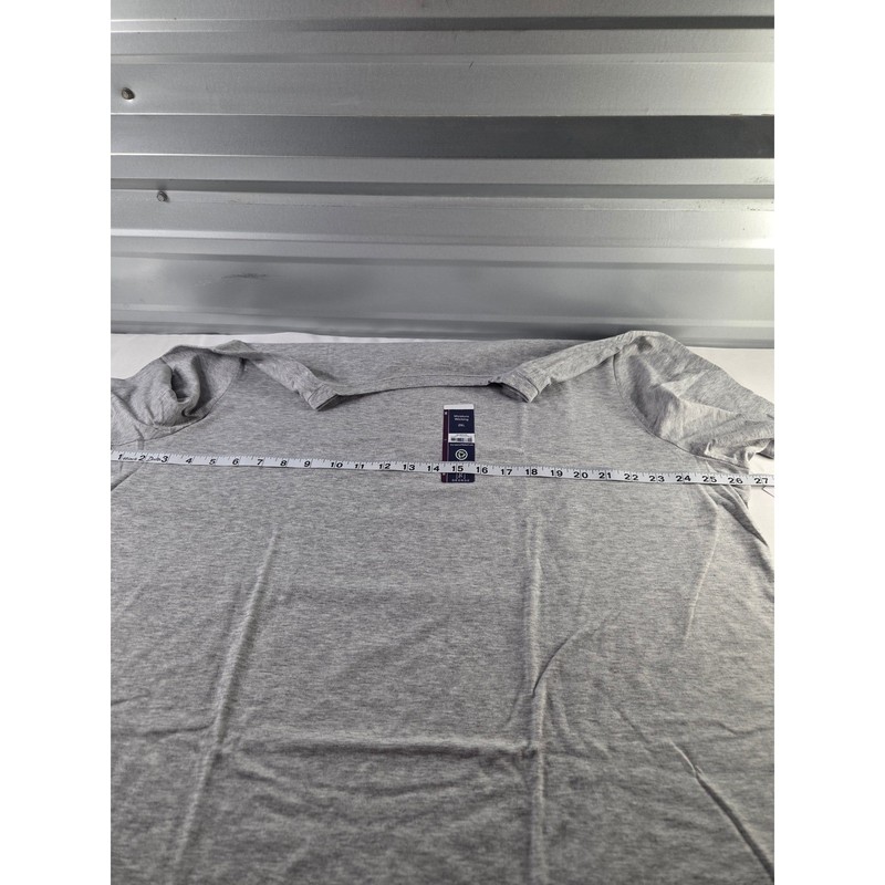 George Mens 2 Pack Heather Gray V-Neck T-Shirts Moisture Wicking Size 2XL NWT gallery