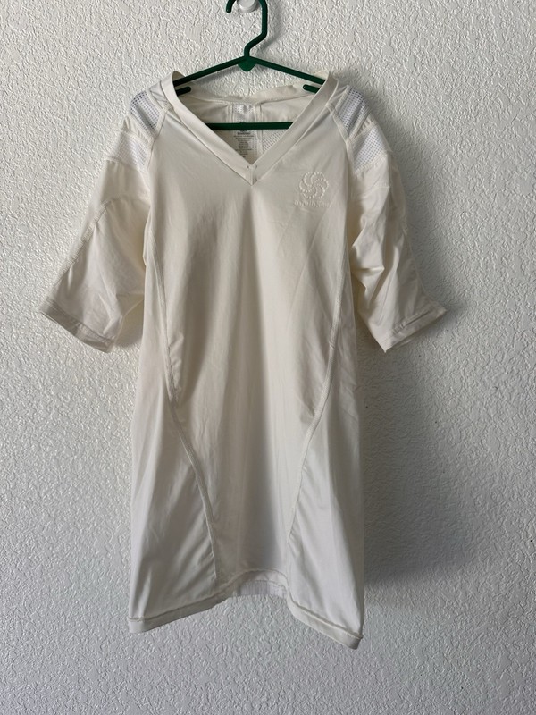 IntelliSkin Foundation Pro Tank Top Mens White Compression Posture Shirt M (S9)