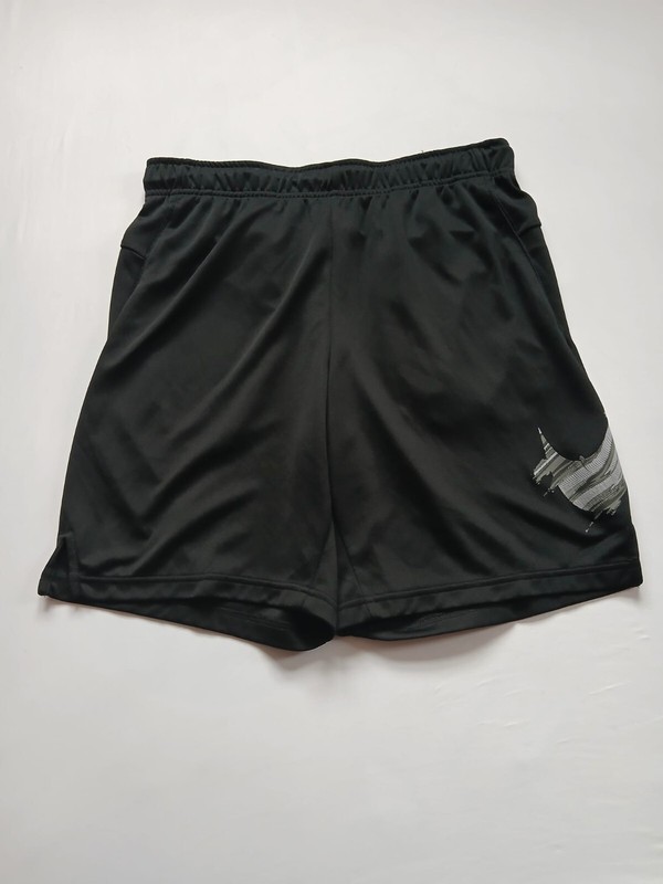 Nike Dri-Fit Athletic Short Men's M Black Drawstring Flat-Front DM1042-010 N125