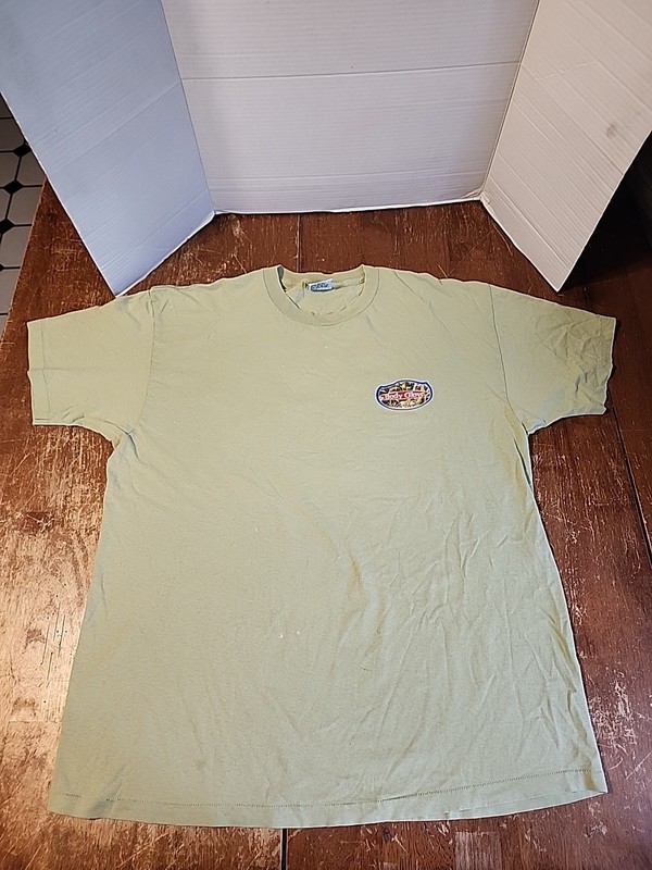 VTG Body Glove Tee 90s Surf Single Stitch Faded Green XL OG “Beach Threads” Read