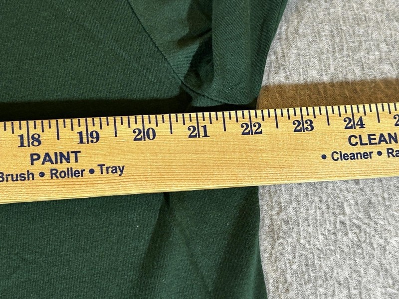 Polo Ralph Lauren Shirt Mens Large Green Long Sleeve Big Pony Spellout Crewneck gallery