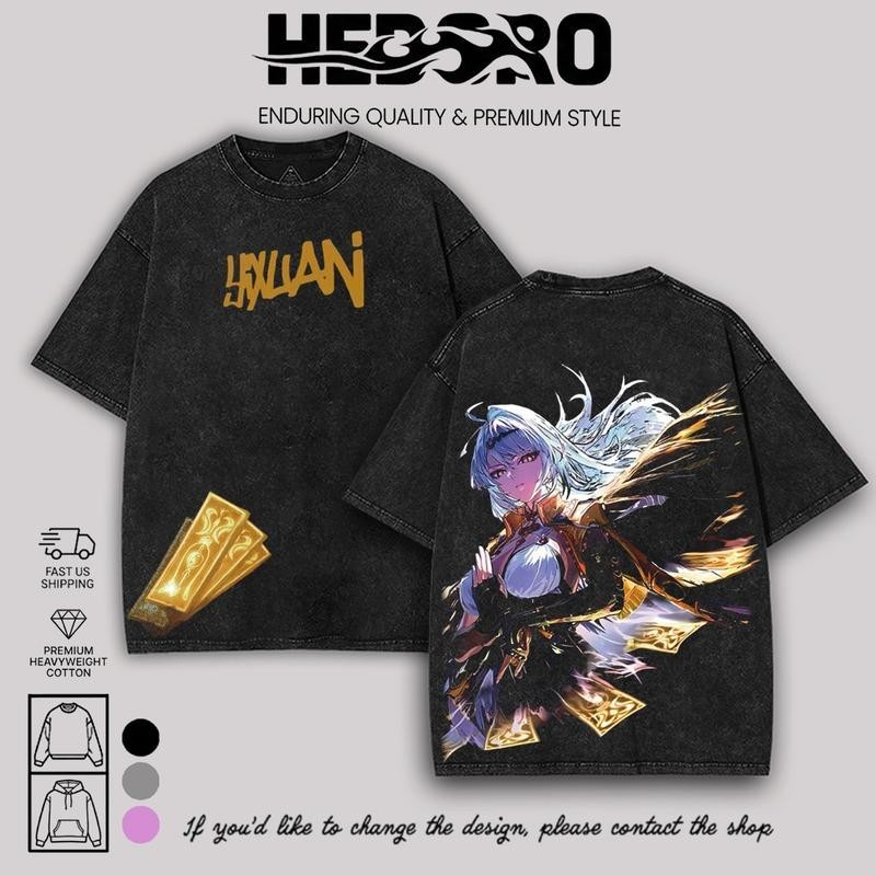 Miyabi x Yixuan ZZZ Zenless Zone Zero Tshirt, Soft Cotton Unisex Gift