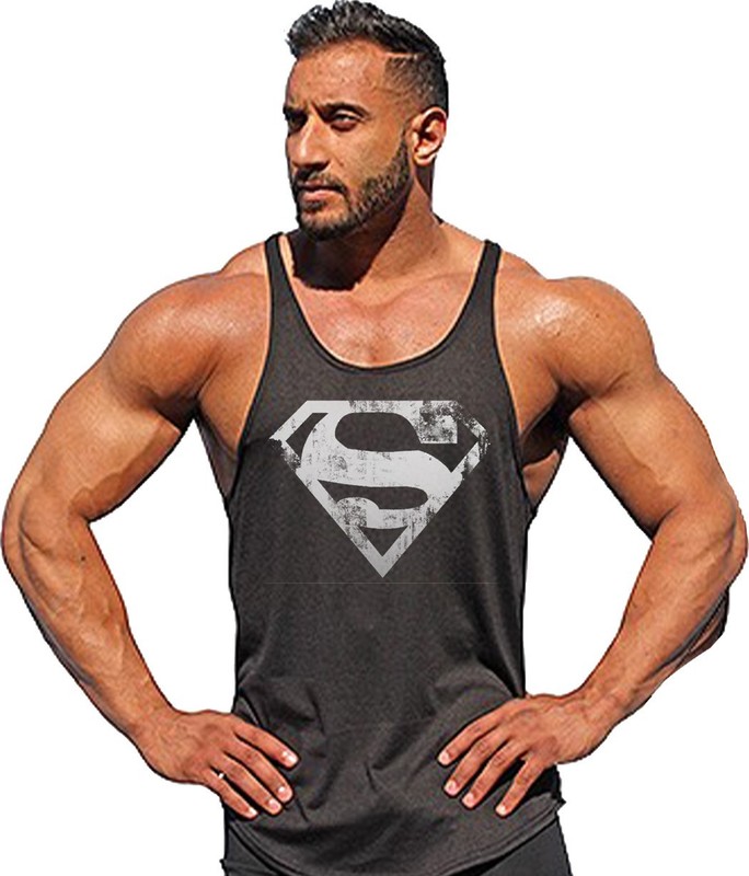 Man Of Steel Tank Top, Men's Gym Shirt, Gym Tank, Racerback Tank, Gym Clothes gallery