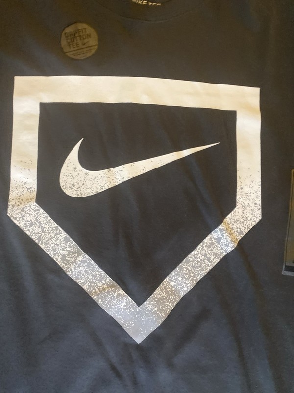 Nike Dri-FIT The Nike Tee Black Graphic Logo Crew Neck T-Shirt Men's L gallery