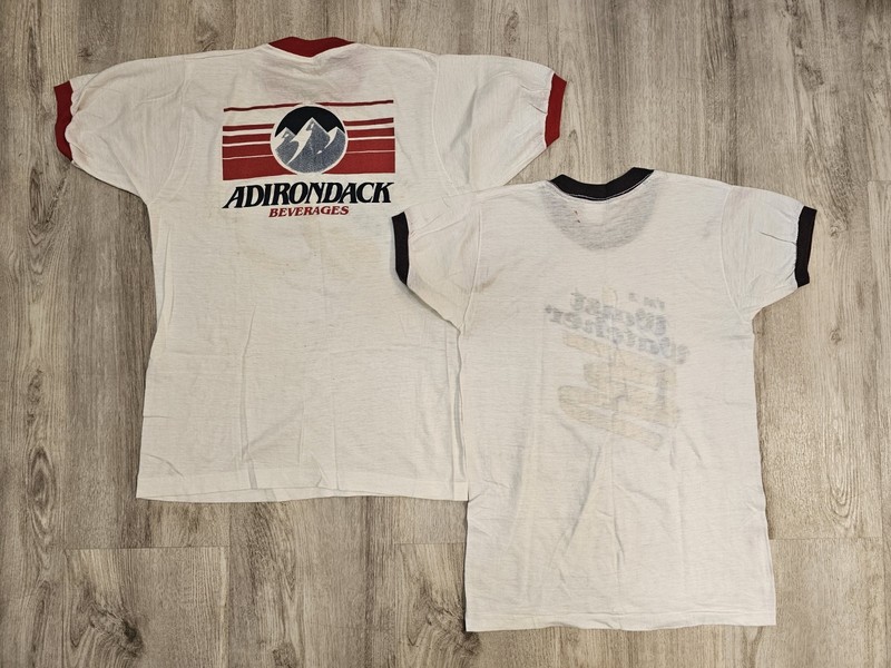 Vintage 80s Graphic Print 'Waist Watcher' T-shirts, Size M (38-40) gallery