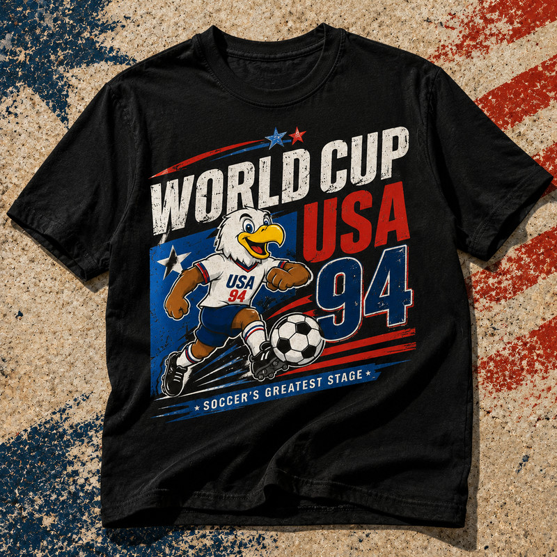 USA 94 World Cup Tee, Soccer Eagle Graphic T-Shirt, Comfort Colors Unisex Shirt
