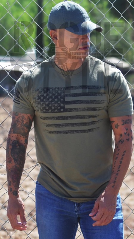 USA Distressed Flag Men T Shirt Patriotic American Tee Plus Size L-6XL gallery