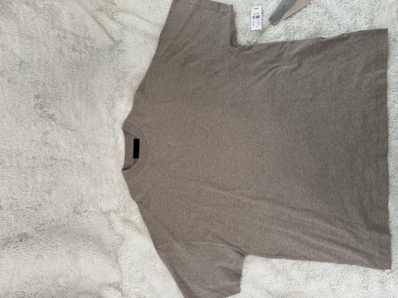 Essentials Fear of God Core Heather Cotton Jersey Men's Logo T-Shirt Size 2XL gallery