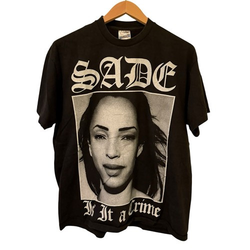 Vintage 90s Sade Is It a Crime Gun Bullets Band S-5XL Shirt For Men TT1097