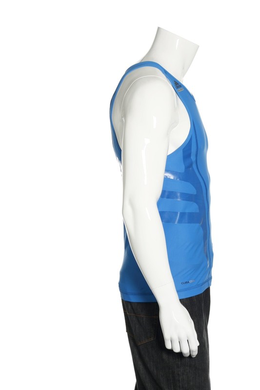Adidas Men's ClimaCool TechFit Basketball Tank Top, Blue, XLarge Tall gallery