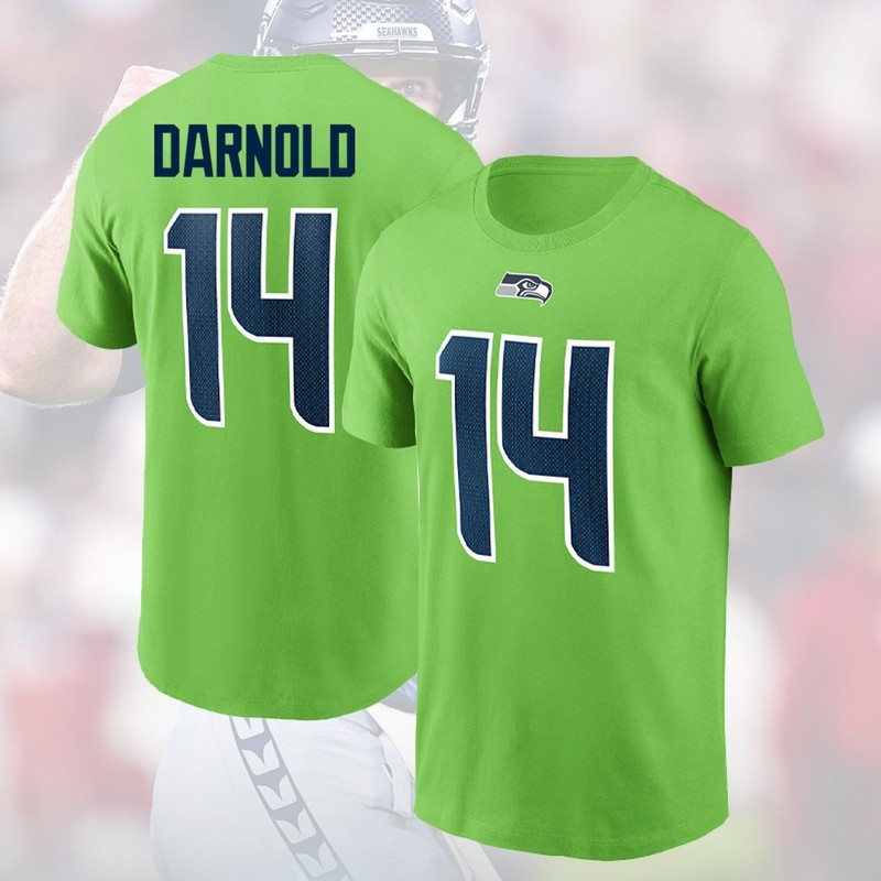 ❤️‍🔥HOTDEAL! 2025 Sam Darnold #14 Seattle Name & Number Gift For Fans Fastship gallery