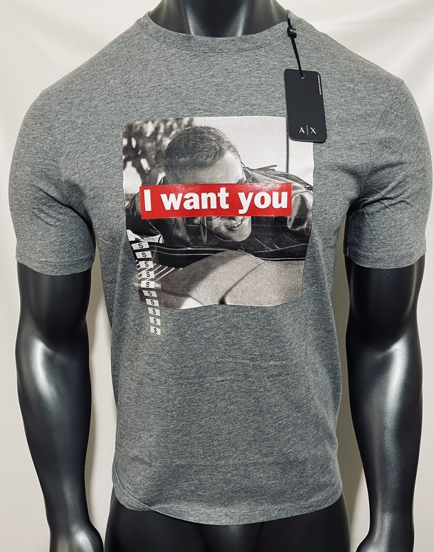 Armani Exchange Men’s Regular Fit Logo Short Sleeves T-shirt