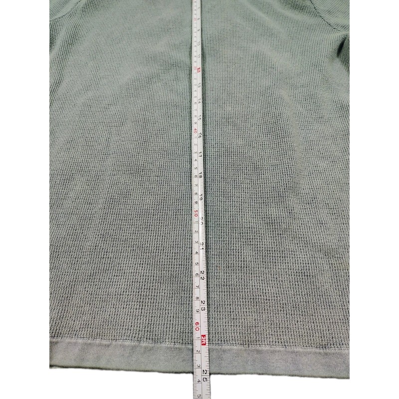 Carbon 2 Cobalt Henley Shirt Men's MBlue Long Sleeve Raw Edge Contrast Trim gallery