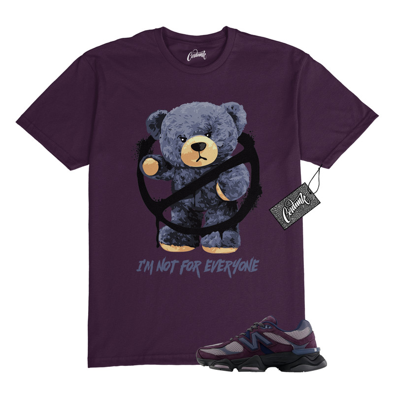 9060 Plum Brown Ice Wine Dark Arctic Grey T Shirt to Match NOT