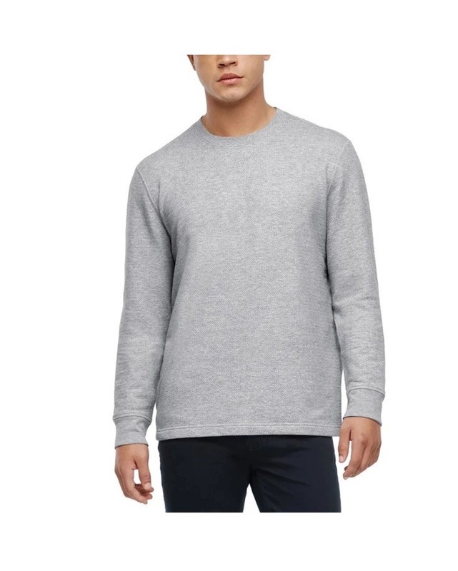 Orvis Men’s Long Sleeve Crewneck Pullover, Gray, Size Medium NWT