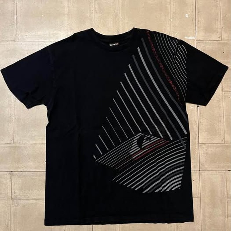 Y2K Quicksilver gray and black graphic tshirt size Large