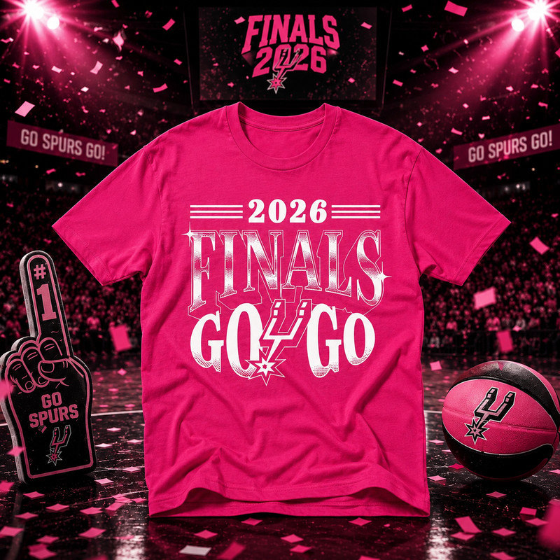 HOT TREND!!! NBA 2026 Finals Spurs Go Game T- Shirt Print Gildan gallery