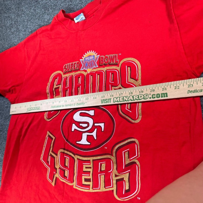Vtg Salem Sportswear Shirt Mens XL 49ers Super Bowl XXIX Champs NFL Football 90s gallery