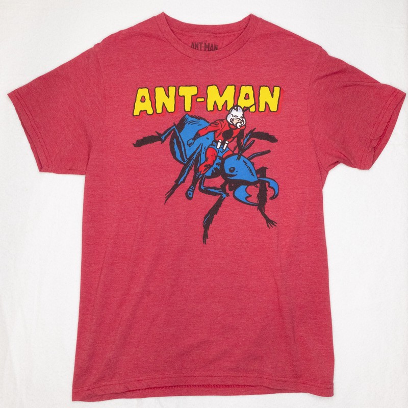 MARVEL Classic Ant-Man Red Graphic T-Shirt MEDIUM