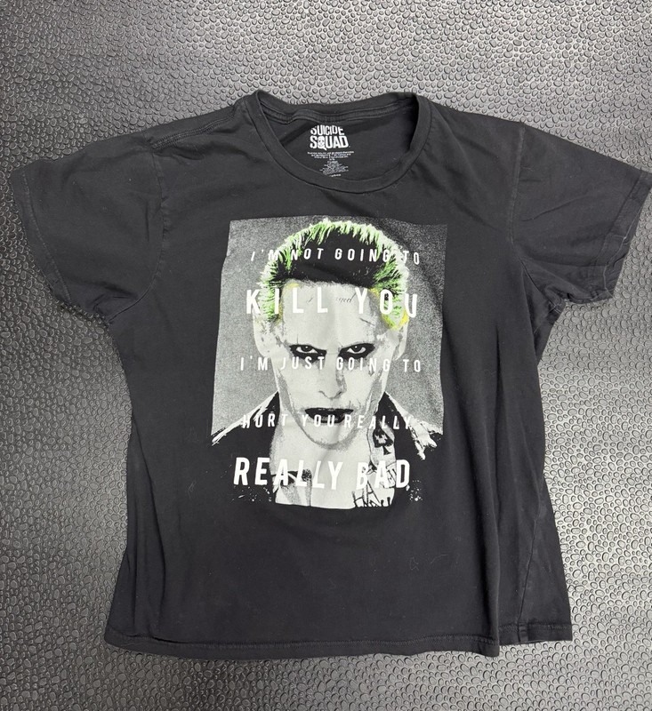 DC COMICS JOKER QUOTE T-SHIRT ADULT UNISEX ~LICENSED SUICIDE SQUAD~ DC COMICS XL