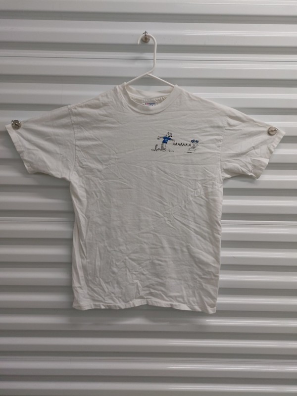 90s Vtg Calvin And Hobbes VIKS 80s Comic Large T-Shirt Single Stitch Made In USA