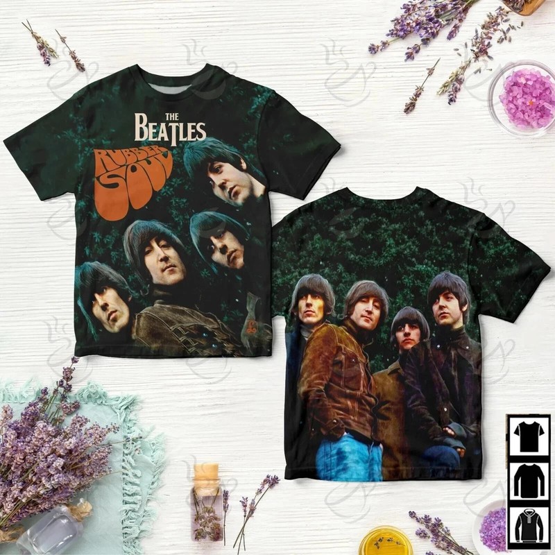 The Beatles Rubber Soul All Over Print T-shirt