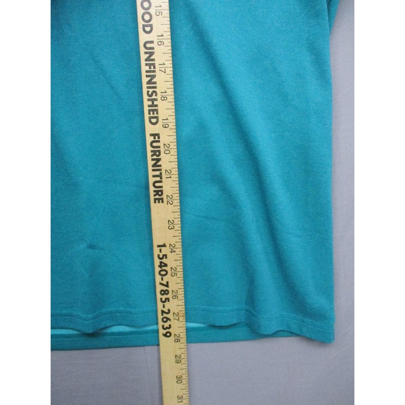 Adidas Teal Classic Athletic T-Shirt Climalite Mens Size Medium gallery