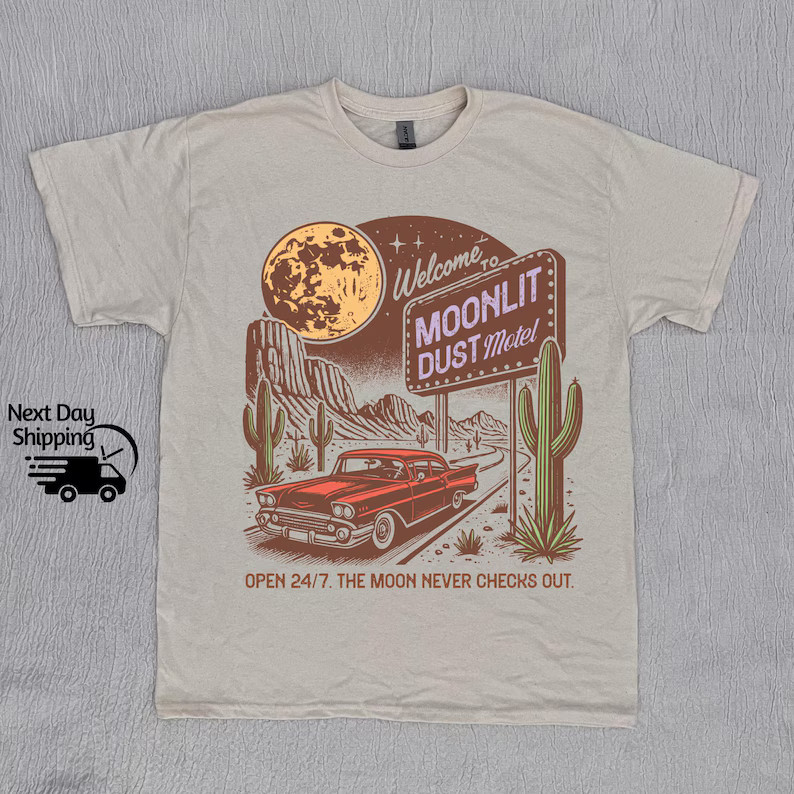 Comfort Tee Retro Summer Desert Graphic Vintage Boho Style