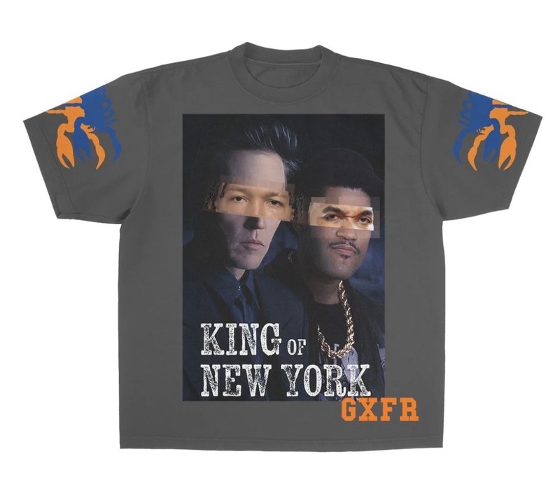Westside Gunn GxFR Limited Edition King Of New York KNICKS T-shirt Sz L PRESALE