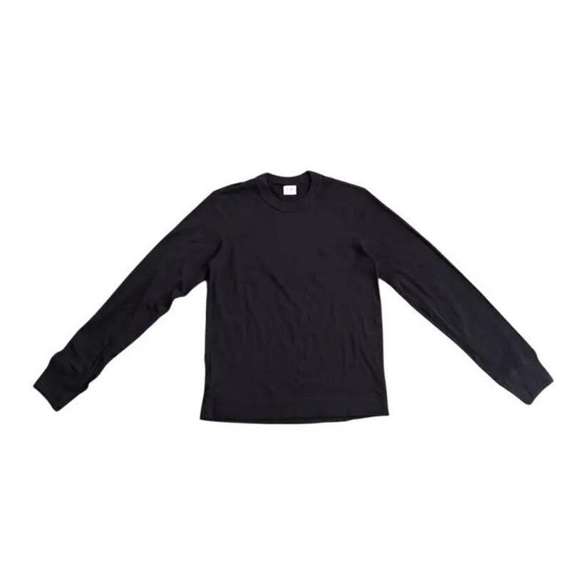 Cp Company Black Cotton Long sleeve t-shirt Plain Small size