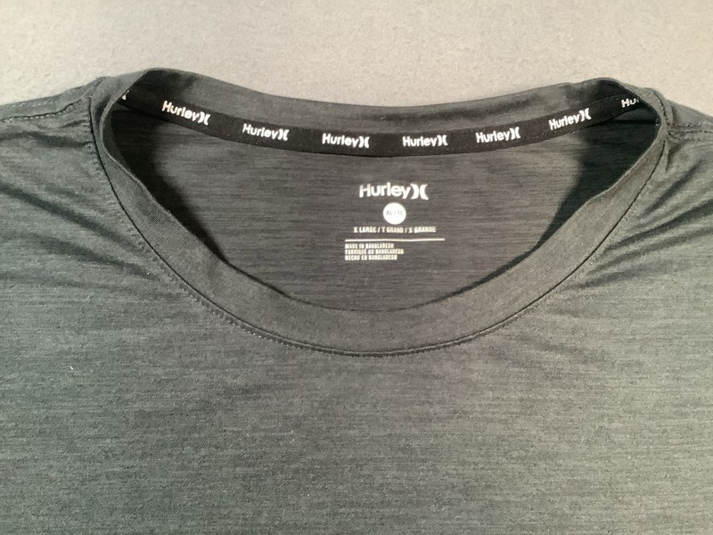 Hurley T Shirt Mens Xl Dark Gray New Without Tags Polyester Spandex gallery