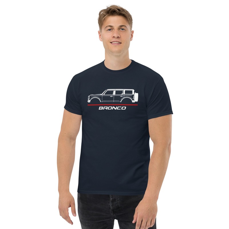 Bronco 2022 EcoBoost 4x4 Offroad Trail Machine Graphic Tee T-Shirt Gift T-shirt gallery