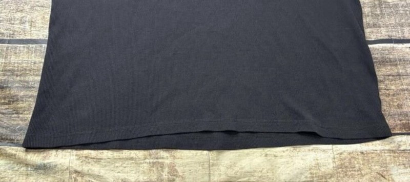 Northwest Territory Shirt Men's 4XL Thermal Henley Black Waffle Knit gallery