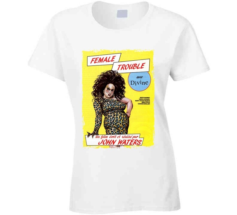 Female Trouble 70s Underground Classic French Movie T Shirt gallery