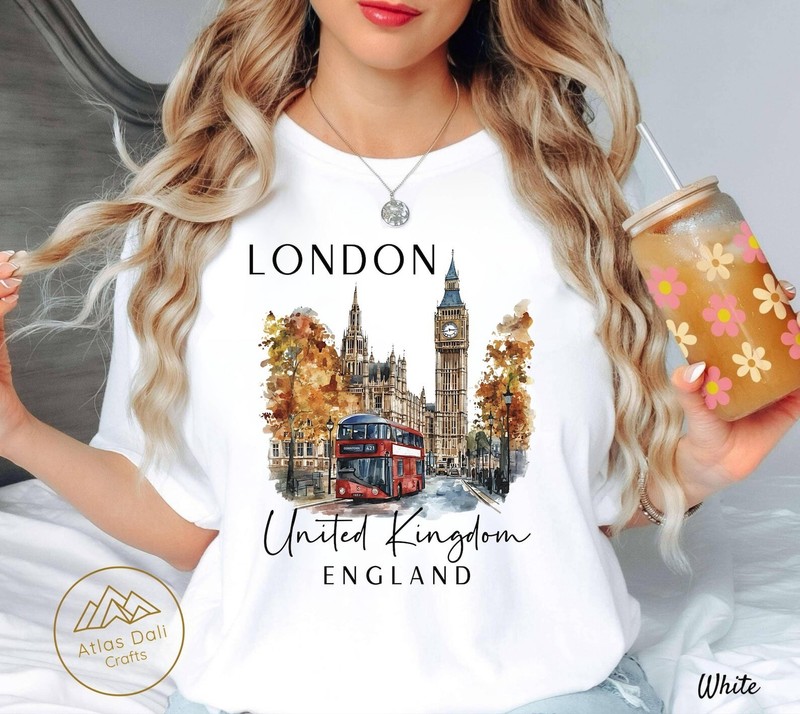 London Unisex Shirt Travel Gift United Kingdom Trip Souvenir Tee