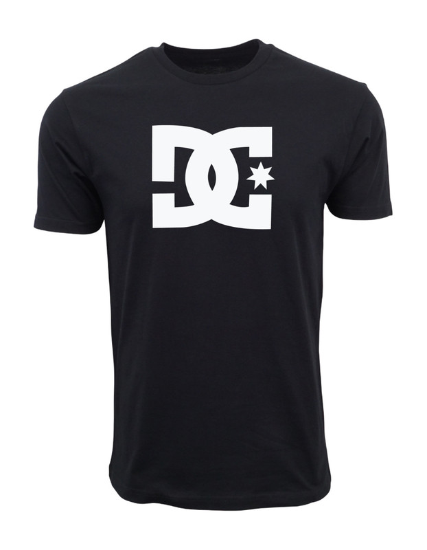 DC SHOES STAR LOGO BLACK SS T SHIRT