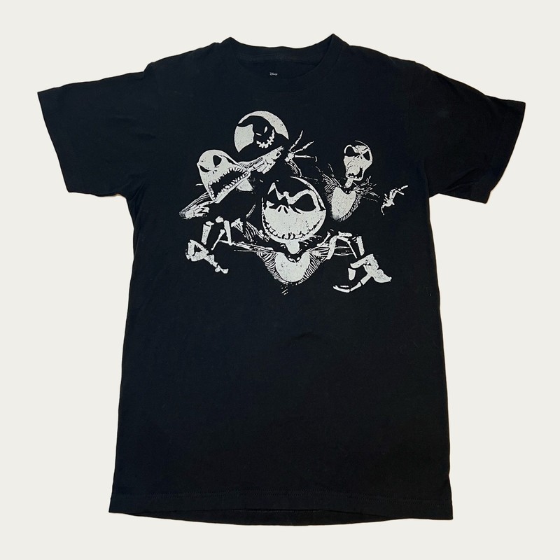 The Nightmare Before Christmas Graphic T-Shirt Men’s Small – Black