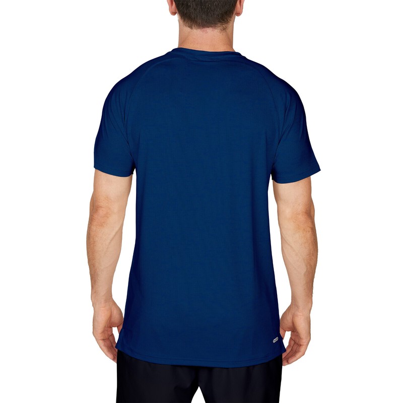 Spyder Active Men’s Raglan Sleeve Crewneck Tee SIZE XL COLOR BLUE gallery