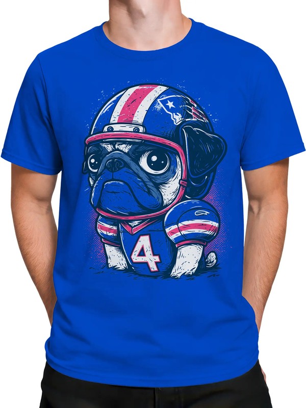 Game Day Pug Dog T-Shirt | Unisex gallery