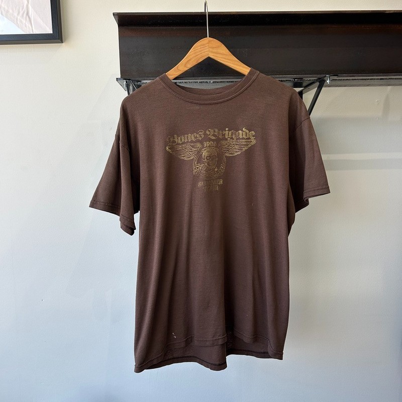 VINTAGE | Bones Brigade Faded Thrashed Skateboarding T-Shirt sz L