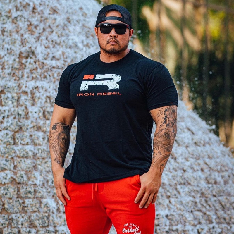 Men’s Graphic Printed T-Shirt Oversized Gym Tee Bodybuilding Fitness Streetwear