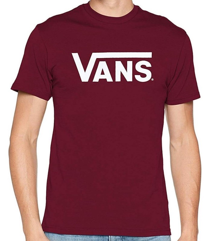 Vans Burgundy/white Shirt Men’s Small, NWT, Free Shipping