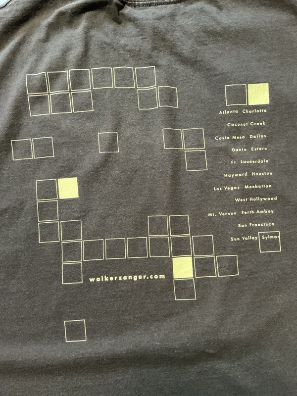 Walker Zanger American Modern Design Craft Artistry Tile Graphic Brown T-Shirt L gallery