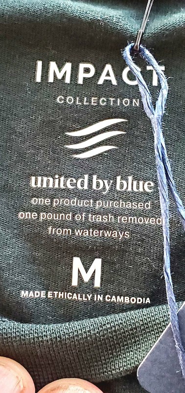 NWT United By Blue Impact Collection Men's Medium Long S T-shirt "Forever Green" gallery