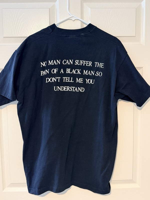 Vintage Imported From Africa T-Shirt Black Political Statement graphic T gallery