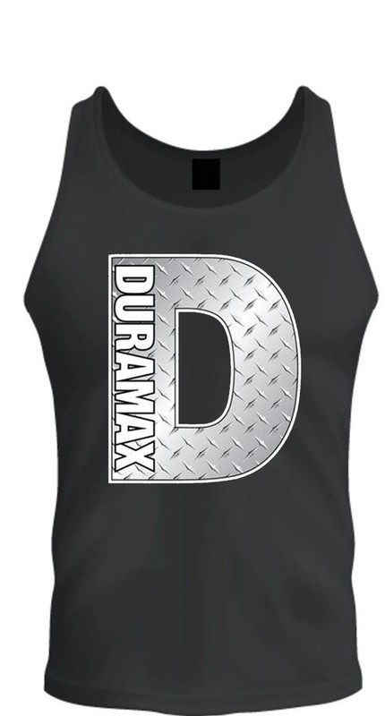 Duramax Diesel Metal Plate Style Truck Lover Tank Top Sleeveless